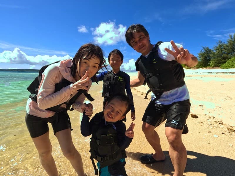 無人島に上陸