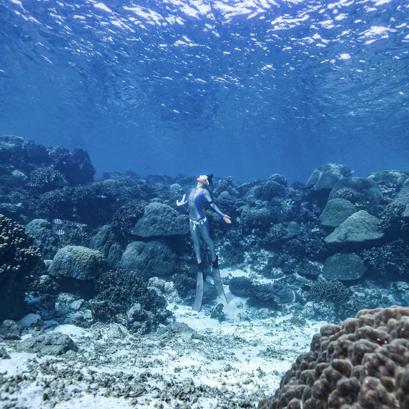 大度浜海岸の海